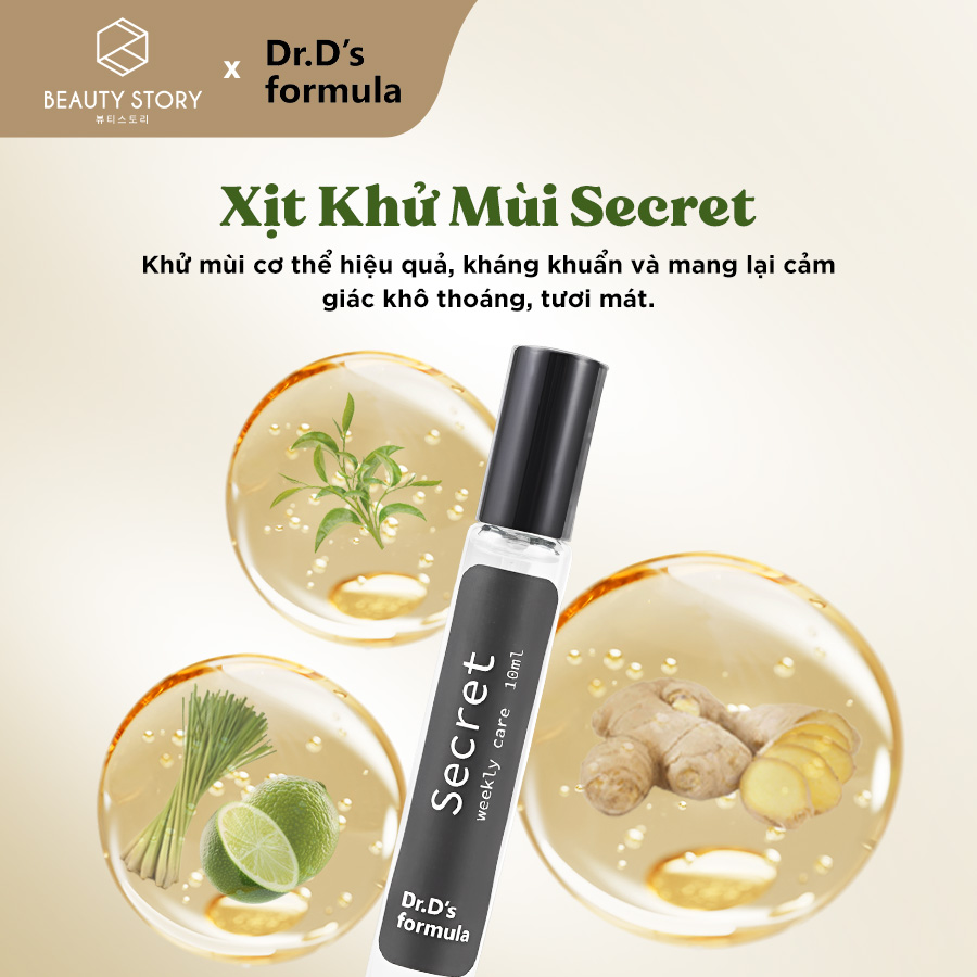 Xịt Khử Mùi Secret