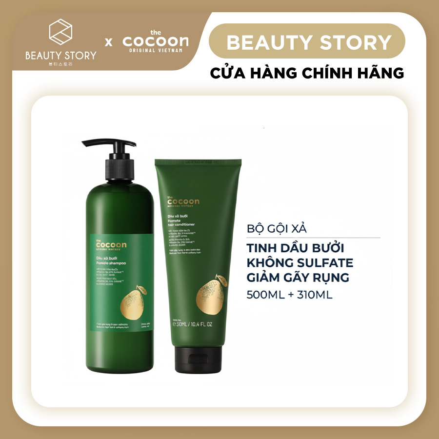 Combo Dầu gội bưởi + Dầu xả bưởi Cocoon